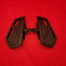 FATECIM Motorcycle Front Foot Pegs Pedals Rests Highway Mini Boards Floorboards