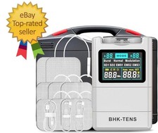 2025 TENS EMS Unit Muscle Stimulator for Back Pain Relief, Upgraded Color LCD...