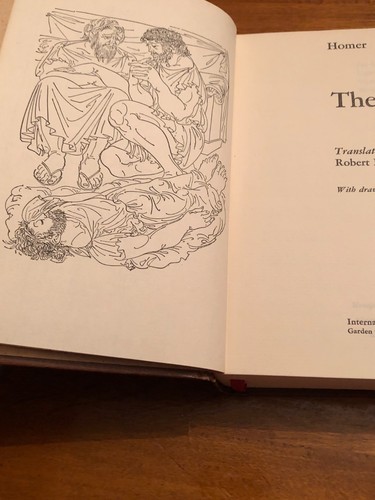 Vintage The Iliad by Homer Hardcover International Collectors Library 1974 Greek - Picture 4 of 7