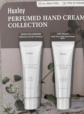 2 Pack, Huxley Perfumed Hand Cream Collection ,Secret of Sahara, 2 Scents,