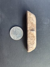 Indian Artifacts 1" Type 1 Boatstone Bannerstone Atlatl Weight Textbook