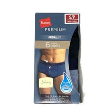 Men's Hanes Premium Original Fit Tagless Briefs 3 Pack S/P 28-30"