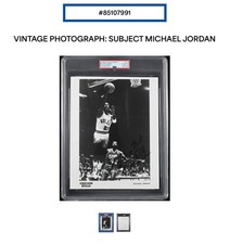 Michael Jordan “Rookie Year 1984-85 Team Photo” PSA Signed Photograph