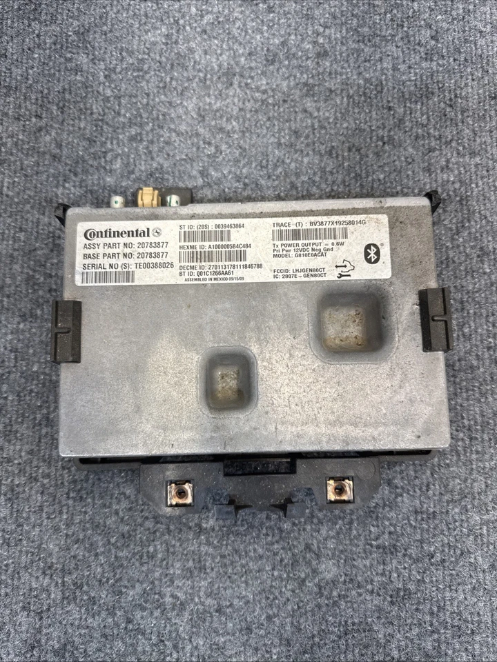 Módulo de comunicación telemática GMC Sierra 1500 SLE 5,3 L 2009 2010 20783877 Foto 2 de 4