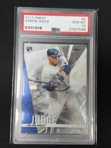 Aaron Judge 2017 Finest #2 Rookie PSA 10