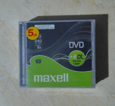 Maxell DVD Double Layer 8,5GB mit Hüllen