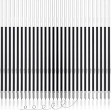 JANYUN 100 Pieces Ink Pen Refills Replaceable, 0.7Mm Ballpoint Pen Refills 107 M