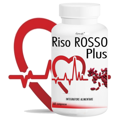  RISO ROSSO PLUS Line@ Fermentato 60 cpr (PER 2 MESI) Nuova Formula - Afbeelding 1 van 7