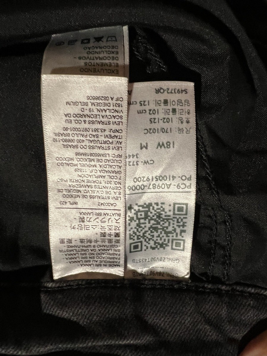 Women's Levi's High-Waisted Mom Jeans Black Washed Plus Sz 18W M
