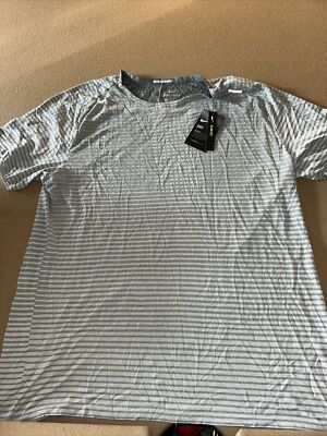 Nike Mens TechKnit Ultra Running Short Sleeve Shirt Top Grey