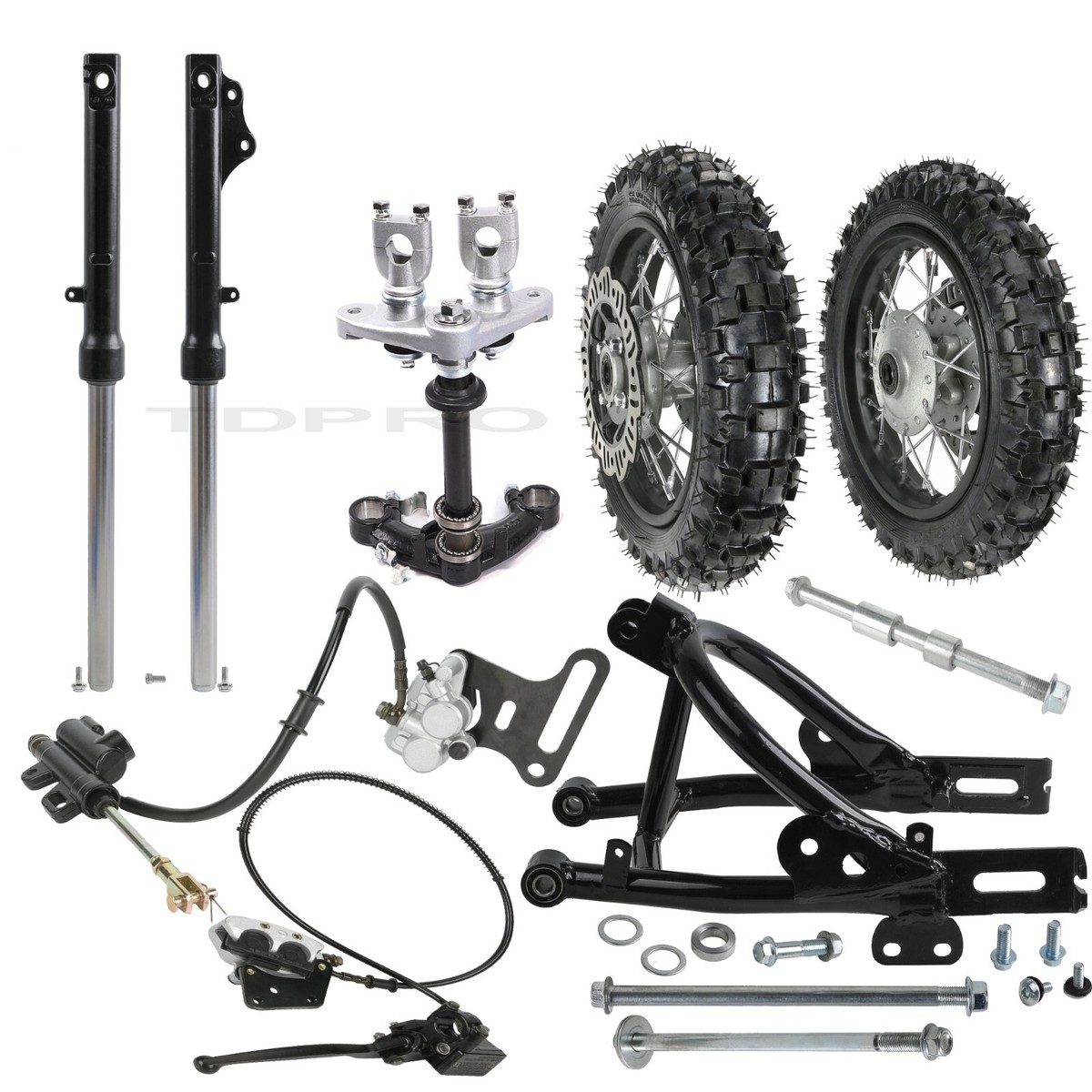 Front Forks Swing Arm Kit +10