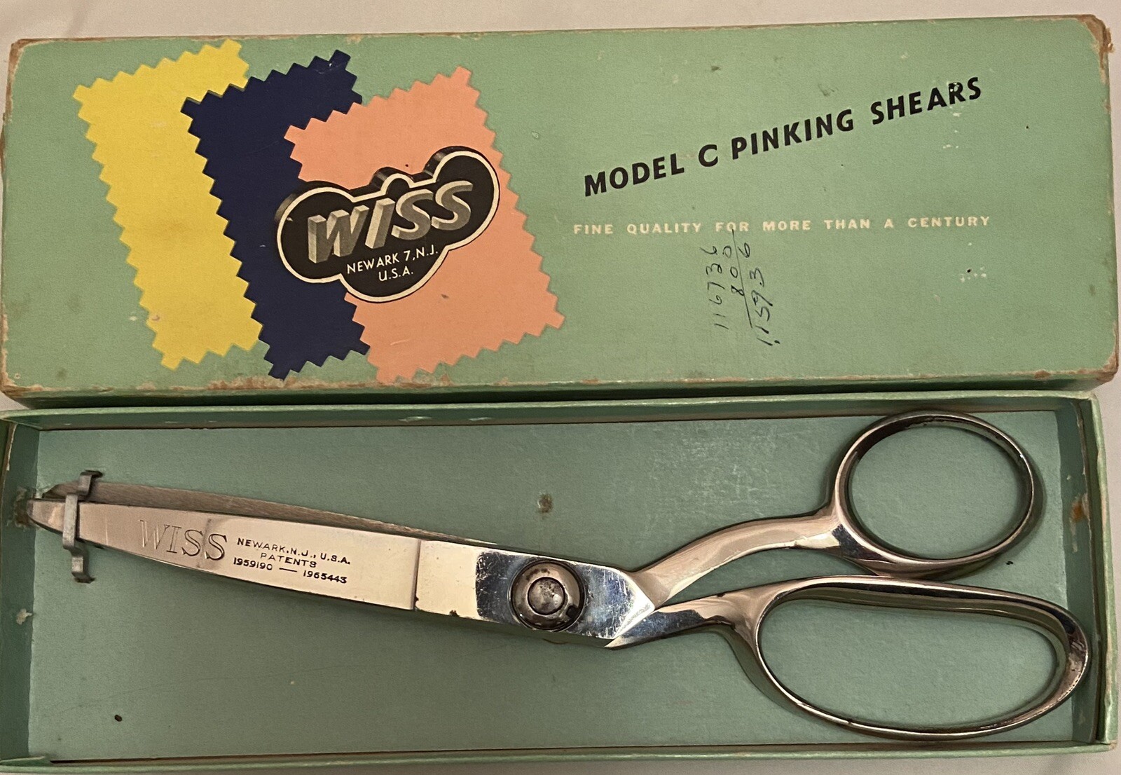 Wiss Model C Pinking Shears In Original Box eBay