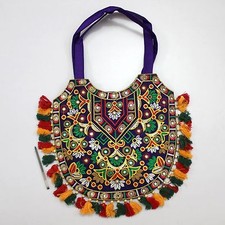 Handgefertigte ausgefallene ethnische Designer-Kuriertasche böhmische Mehrzwe...