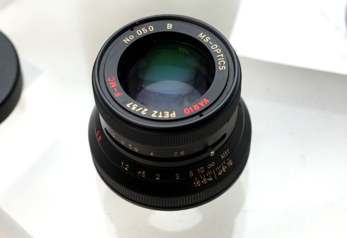 MS-OPTICS Vario petz 57mm F2 F-MC Variable SA Lens Near Mint