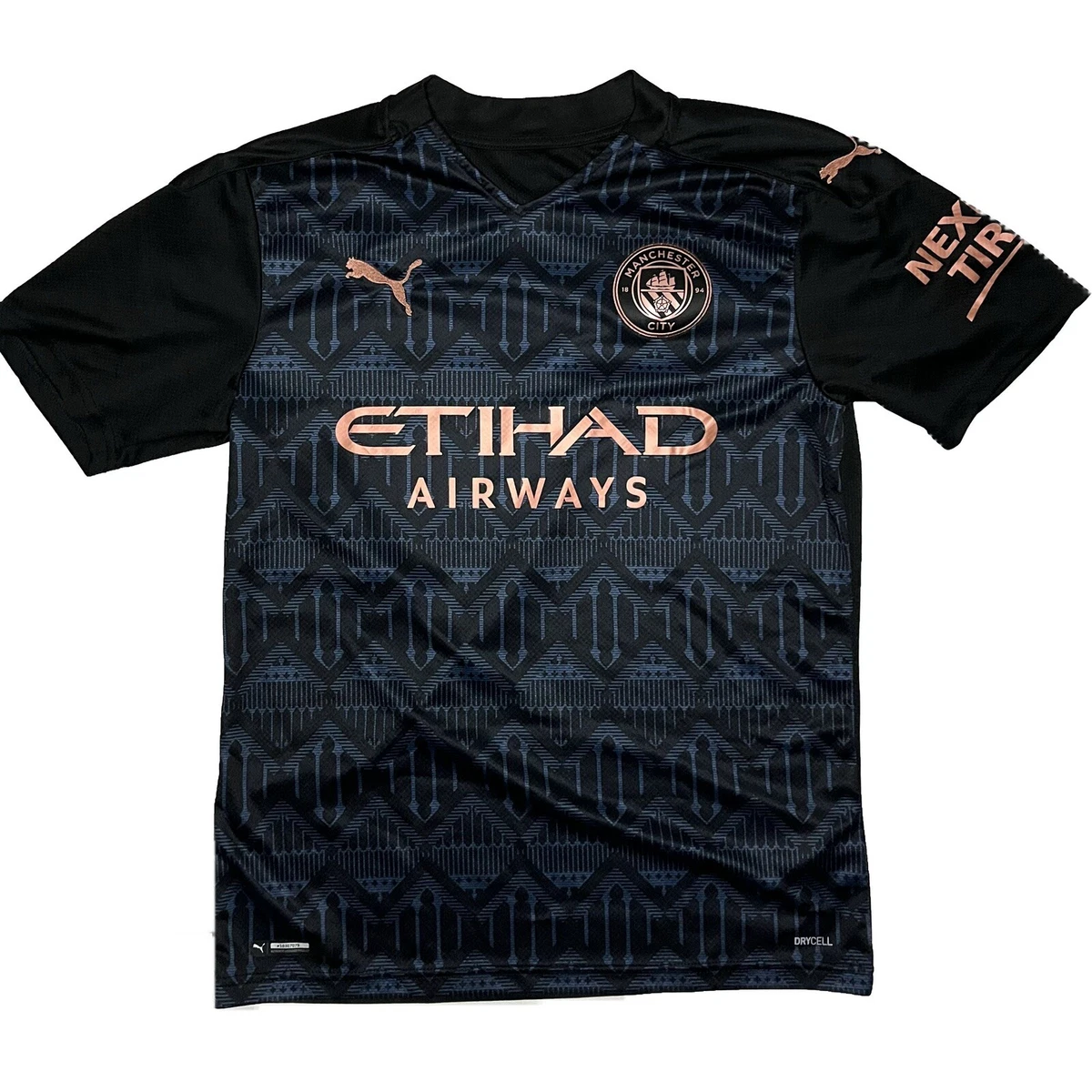 Manchester City 2020 21 Away Kit Men s Size S eBay