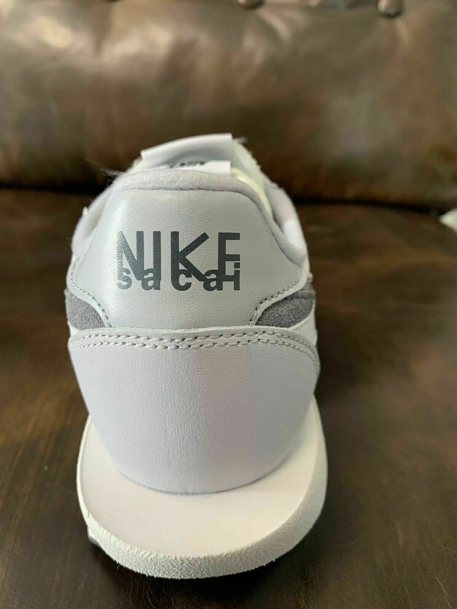 Sacai X Nike LDWaffle Wolf Grey Trainers Sneakers Shoes New