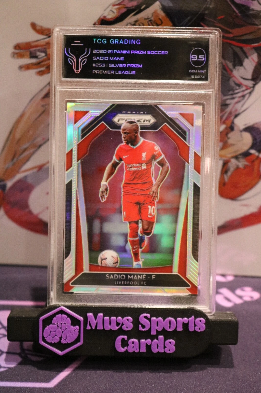 Sadio Mane trading card