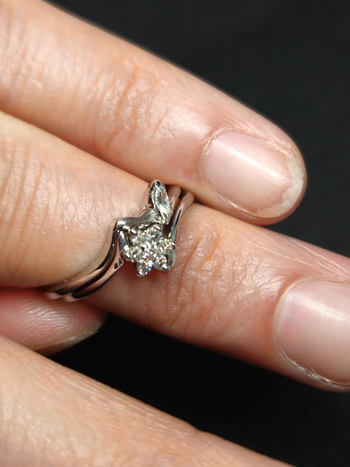 🏵Unique 14k & Diamond Interlocking Engagement an… - image 4