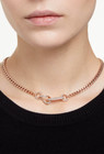 Swarovski - Dextera necklace - Pavé, Mixed links, Rose gold-tone plated