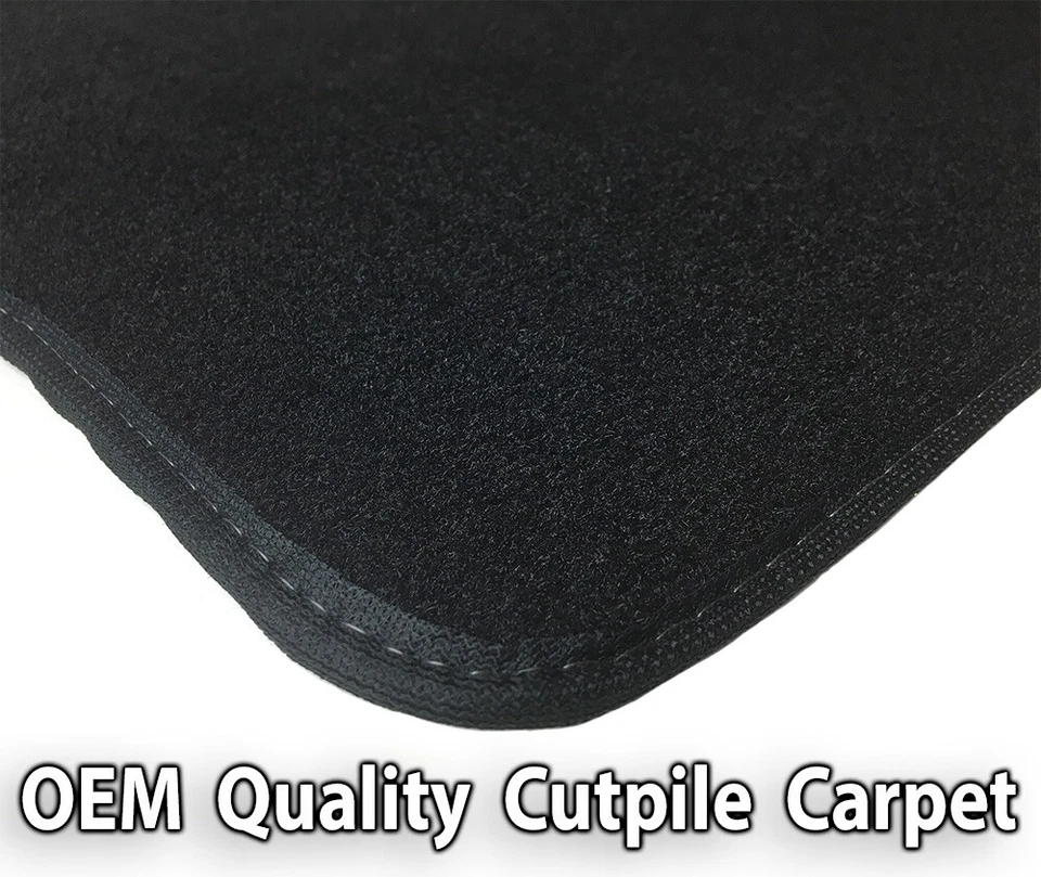 1992-1997 AM General Hummer - 4 pc Custom-Fit Carpet Floor Mats-Black - Image 3 of 4