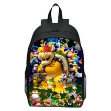 Cartoon Super Mario Backpack Anime Student School Bag Travel Sport Shoulders Bag