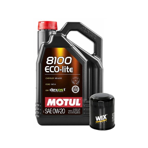 MOTUL Motoröl 8100 ECO-LITE 0W-20 4L – API SP-RC, ILSAC GF-6A, Für Ford Fiesta, Focus, Kuga Uvm. (kompatibilität Prüfen!)
