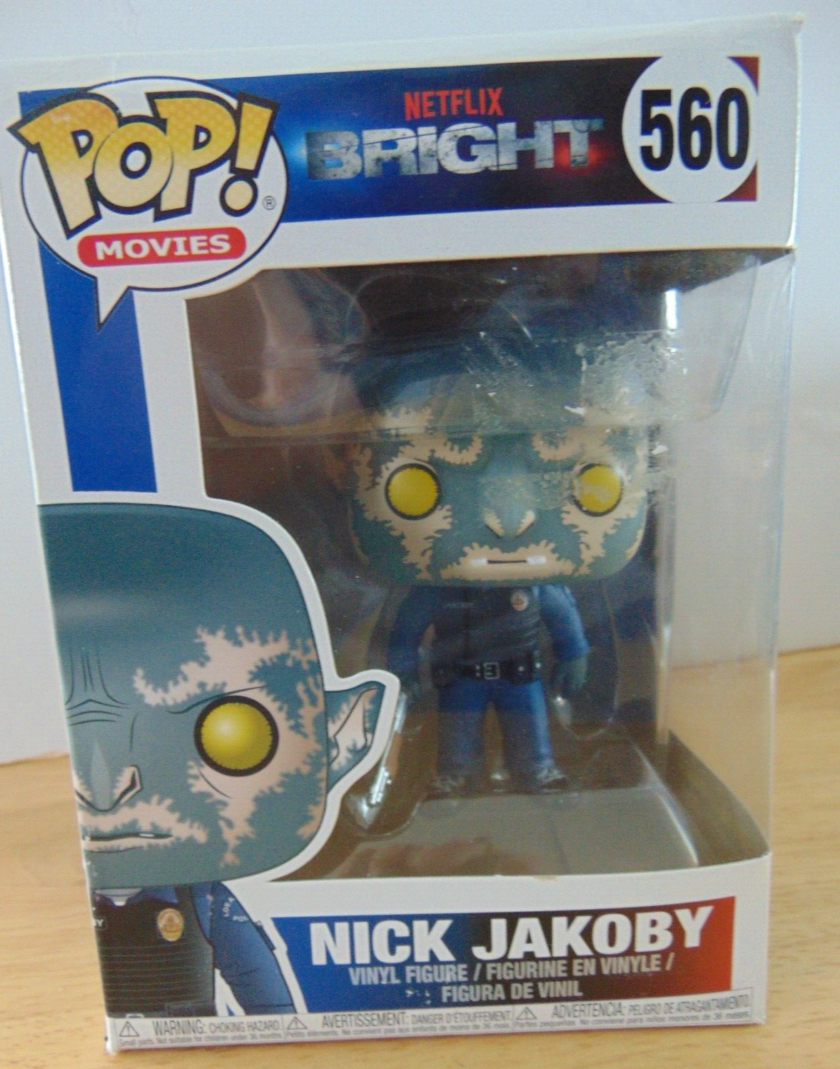Funko Pop! Netflix Bright Nick Jakoby 560 Vinyl Figure In Box