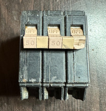 Cutler Hammer Type CH 50 Amp Triple Pole 3-Pole Circuit Breaker 240VAC CH350