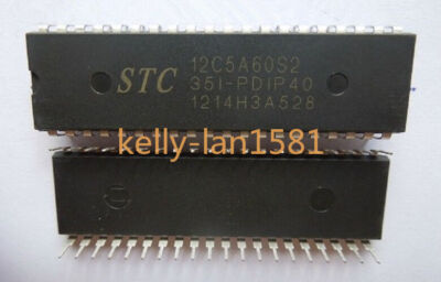 1pcs New STC12C5A60S2-35I-PDIP40 1T Multi-Serial 8051   #W10