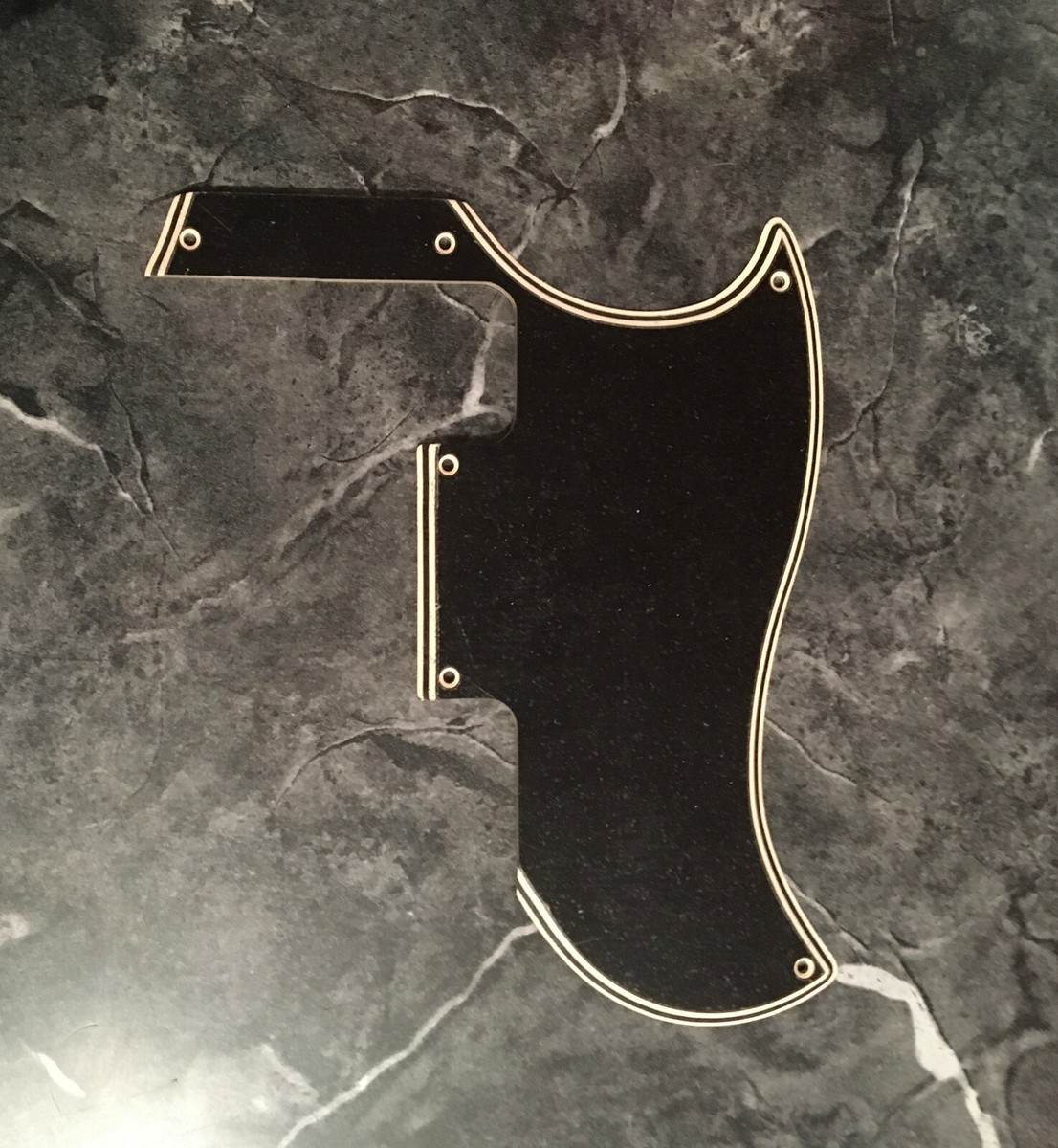 Black/CREAM Wide Bevel Pickguard for Gibson SG Special 60's