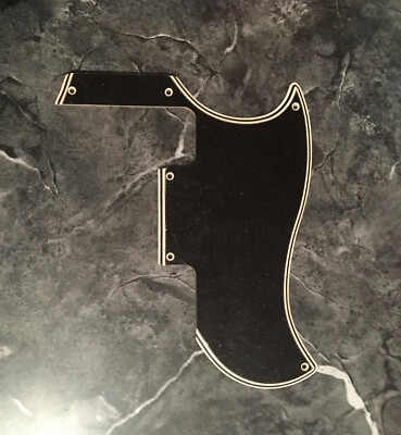 Black/CREAM Wide Bevel Pickguard for Gibson SG Special 60's