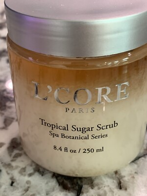 New Sealed L'Core Tropical Sugar Scrub Spa Collection 8.4oz/250ml Retail $59