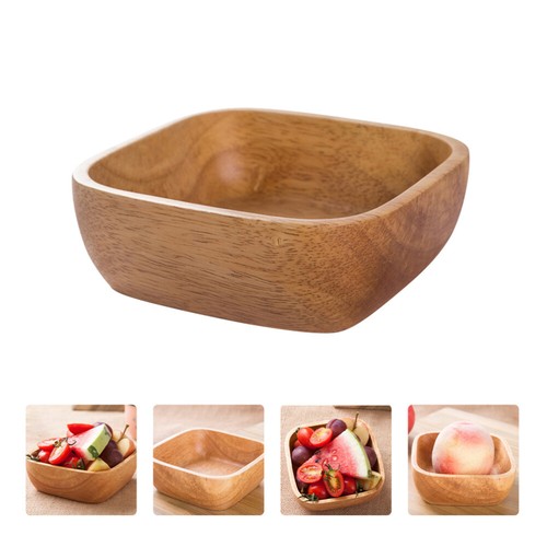 mango wood salad bowl wooden fruits bowl wood serving bowl Dessert Bowl Wooden - Picture 9 of 12