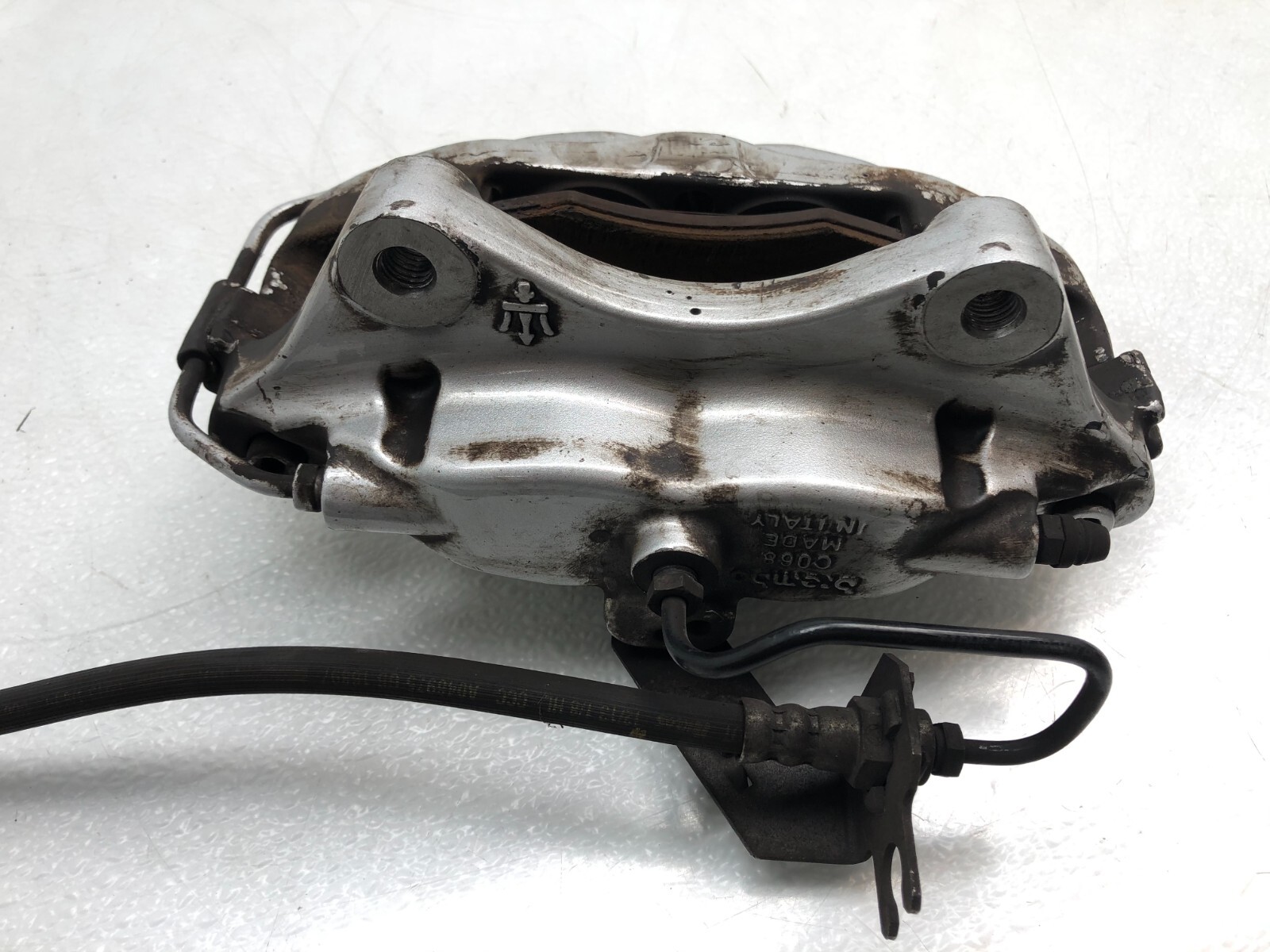 2014-2020 MASERATI GHIBLI S RIGHT PASS REAR BRAKE CALIPER BREMBO W/ PADS OEM.