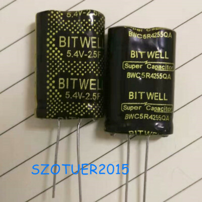 5PCS 5.4V 2.5F Supercapacitor Farad Capacitor 8.5*17*27 NEW