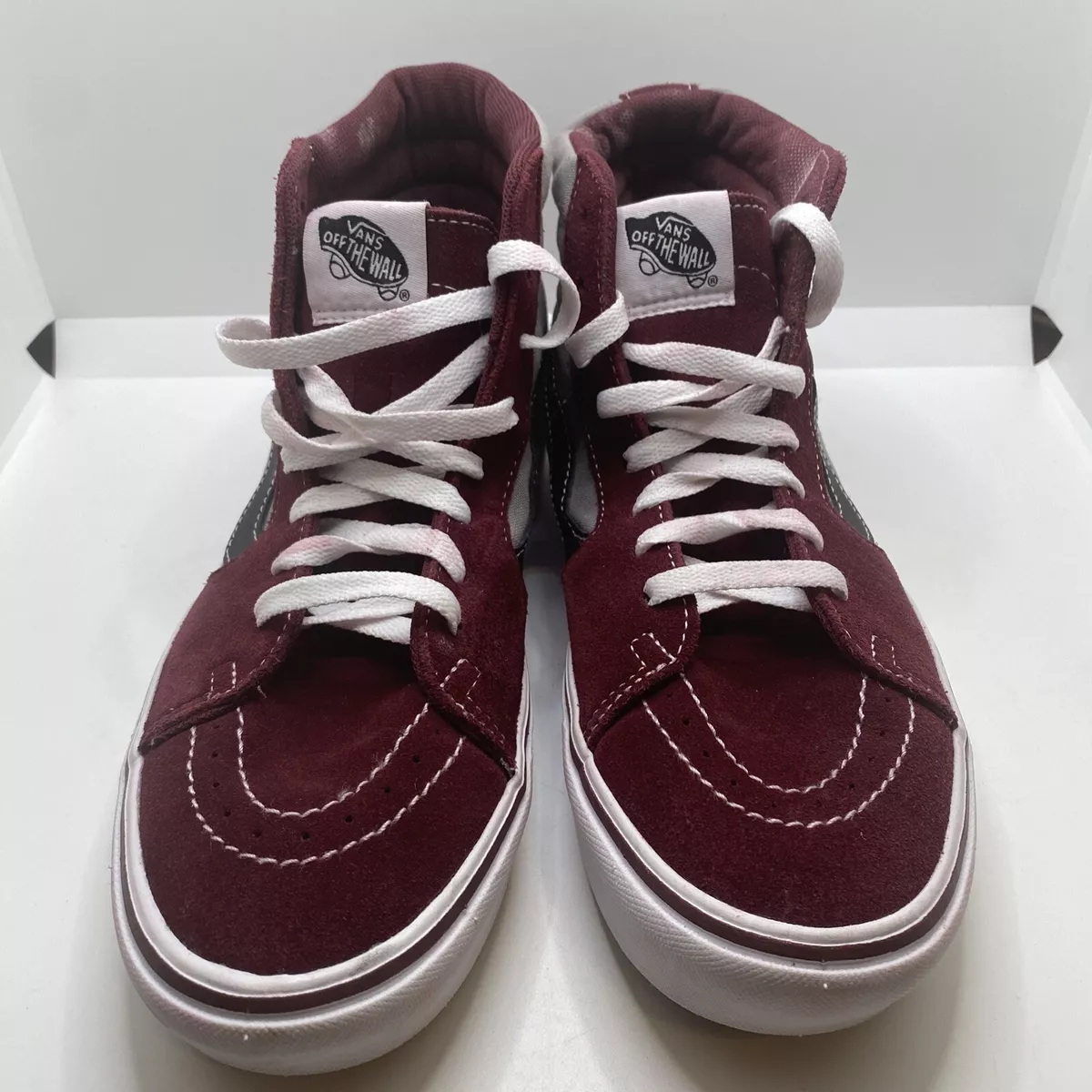 2011 Supreme Vans Sk8-Hi Flies size 8.5 Burgundy mens - Gem