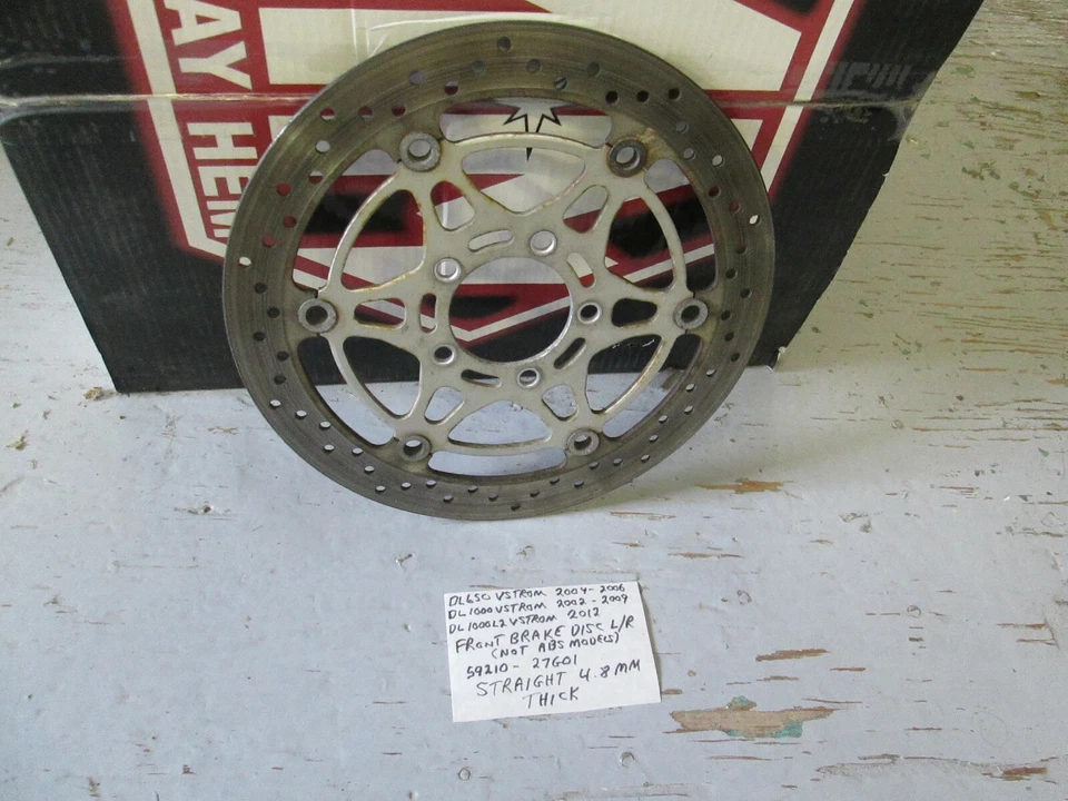 DISCO DE FRENO DELANTERO DL1000 / DL1000L2 VStrom 59210-27G01 4,8 mm, 2002 - 2009 Foto 3 de 4