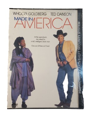 Made in America (DVD 1998) Whoopi Goldberg Ted Danson 1993 Snap Case NEW SEALED