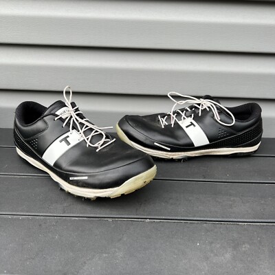 TRUE Linkswear Original Golf Shoe Mens Size Black White Summer  GCP-1111-110