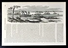 Harper Civil War Print Map - Bank's Landing at Baton Rouge  Steamboats Louisiana