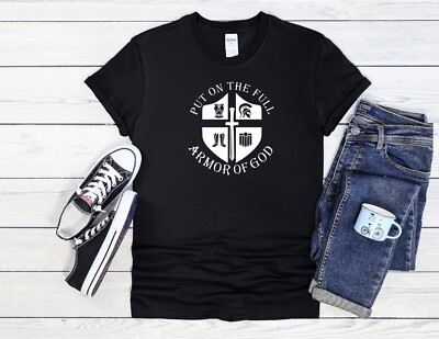 Put On The Full Armor Of God Cool Herren Damen Unisex T-Shirt Hoodie Baseball 3849