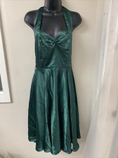 V-Neck Long Satin Ball Gown Prom/ Formal Dress