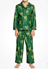 Nickelodeon Teenage Mutant Ninja Turtles Kids 2 Piece Pajama Set Green Size 6