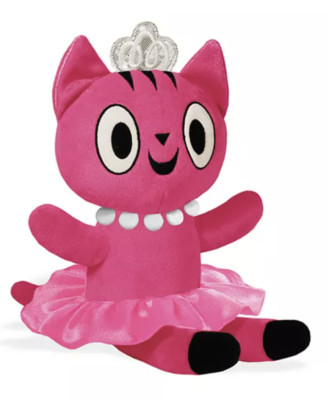Kohls Cares Plush Bright Pink Ballet Cat 14'' 3-BX