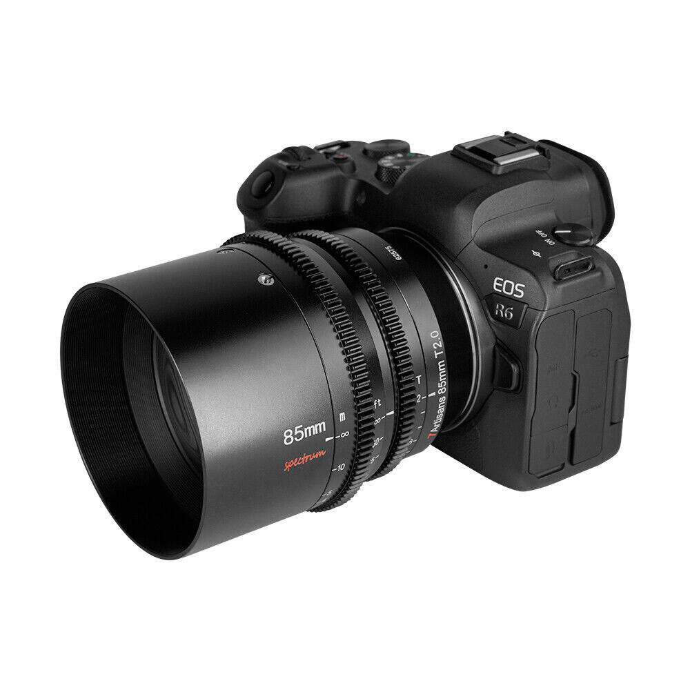 7Artisans 85mm T2.0 Full Frame Cine Lens For Canon RF Sony E Nikon