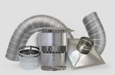 Forever Flex 316Ti Stainless Steel Premium Appliance Connector Kit - 8" x 20'