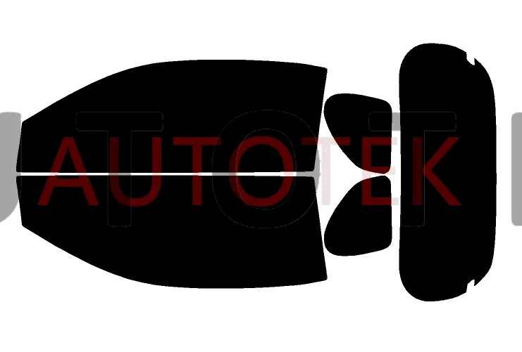 Película premium precortada para ventanas laterales cualquier tono % para Scion IQ 2012-2015 Foto 2 de 4