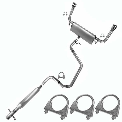 Int Resonator pipe Exhaust Muffler Assembly fits 20092012 Chevy