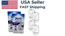2 PACK - Zevo Flying Insect Trap Refill Cartridges 4 Refill Cartridges 