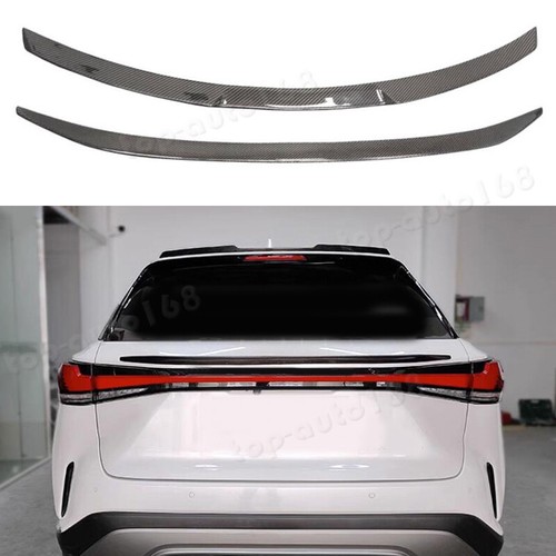 Carbon Fiber Rear Tail Door Spoiler Wing Lip 2PC For Lexus RX 350 500h ...